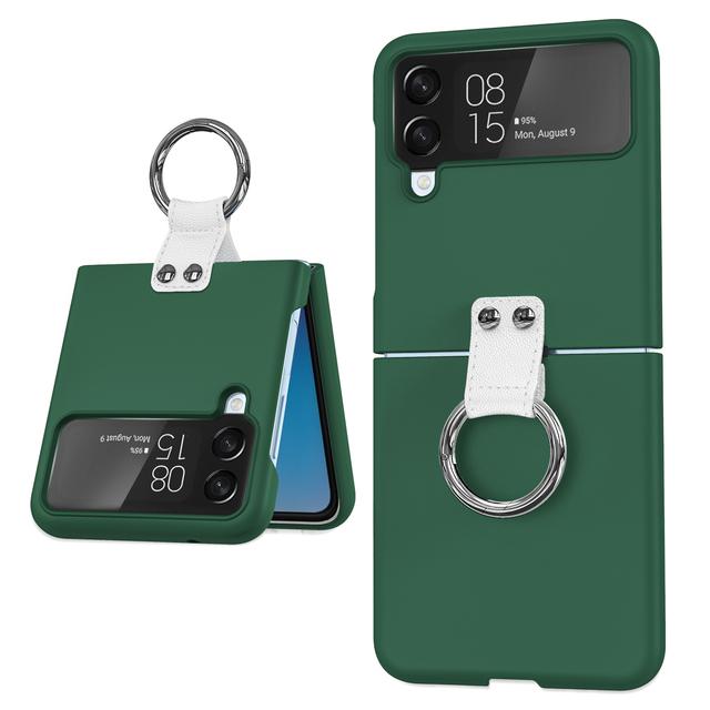 Противоскользящий ремешок, модный чехол для мобильного телефона для Samsung Galaxy Z Flip4 5g Flip 4 Flip3 Flip 3 Zflip4, противоударный чехол с кольцом-держателем