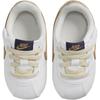 Nike Cortez EasyOn Slip Resistant Abrasion Resistant Low top Toddler Shoes White Gold Infant And Toddler DM0952-109
