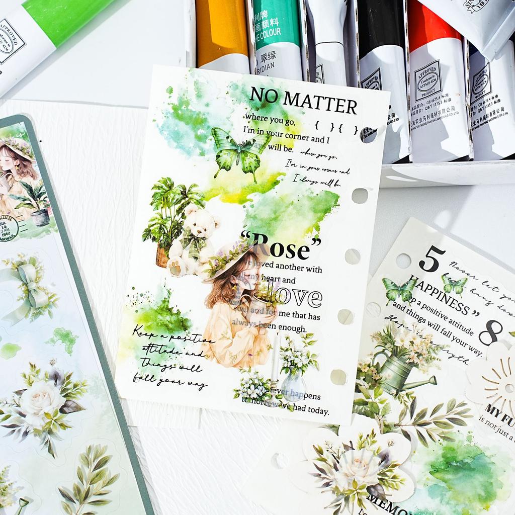 3pcs/lot Kawaii Stationery Stickers life palette Diary Planner Decorative Mobile Stickers Scrapbooking DIY Craft Stickers