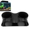 Aquarium Underground Cave Natural Curve Underground Corner Fish Tank Cave Viewing Aquatic Life Gravel Tunnel For Bettas