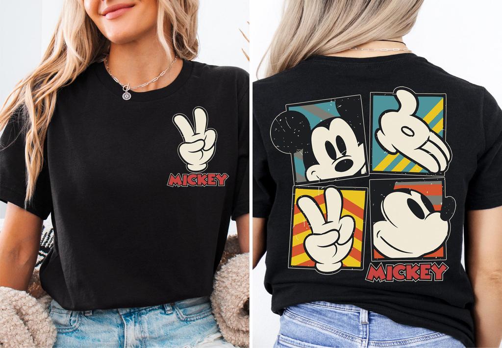 Disneyland Mickey Mouse Shirt Mickey Mouse Classic Pose Shirt WDW Disneyland Family Matching Shirts