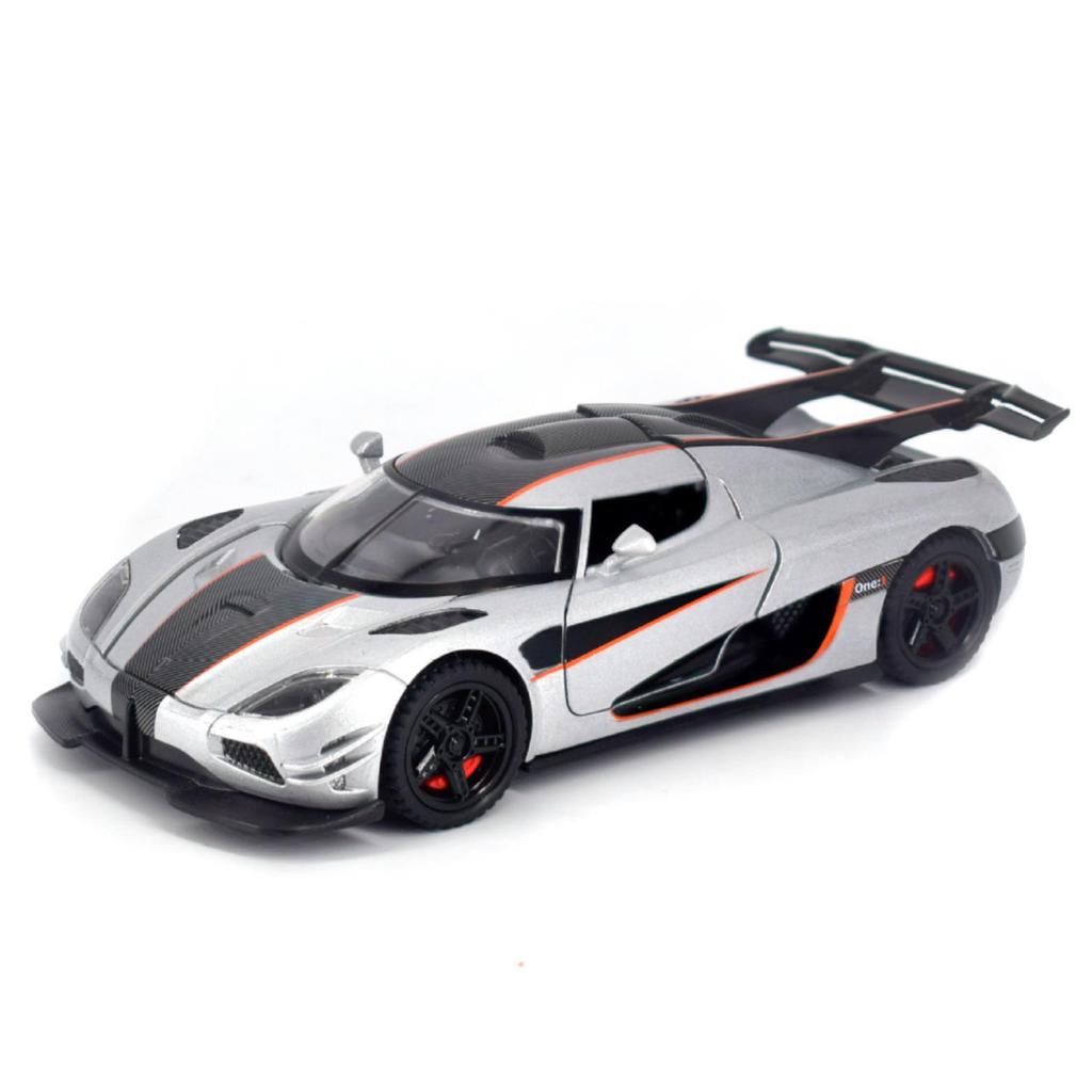 Синао 1:32 Модель спортивного автомобиля Koenigsegg - распашная дверь, звук и свет, инерционный механизм, игрушка из сплава
