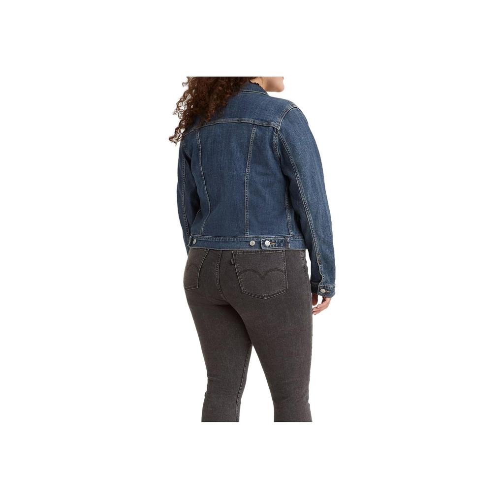 Levis однотонная приталенная куртка с длинным рукавом женские куртки серо-черные 29945-0014