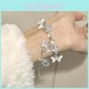 Elegant Alloy Butterfly Bracelet Sophisticated Ancient Style Design Geometric