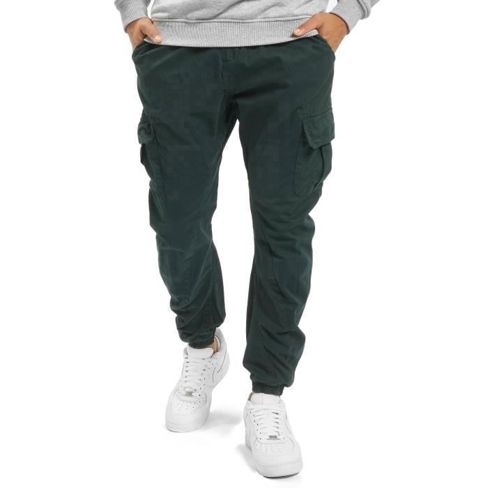 Pantalon cargo - Urban Classics - Jogging - 100% coton - Couleur olive - Pour homme