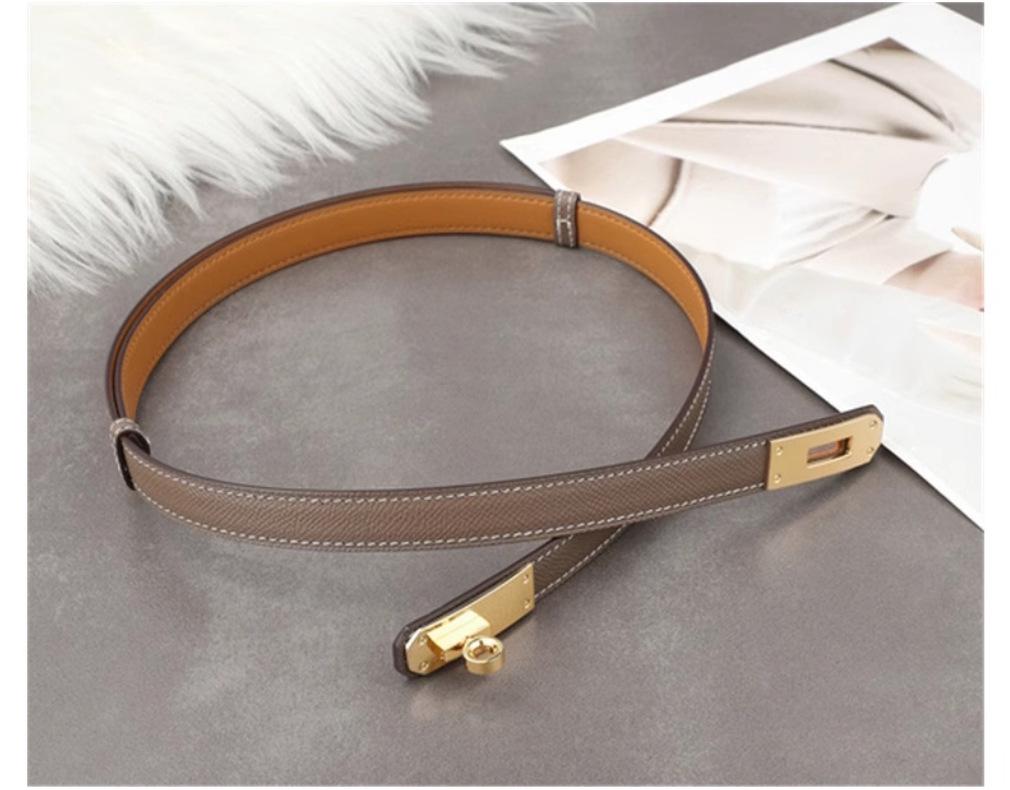 Women's Genuine Leather Kelly Belt - Versatile, Waist-Cinching, for Dresses & Coats