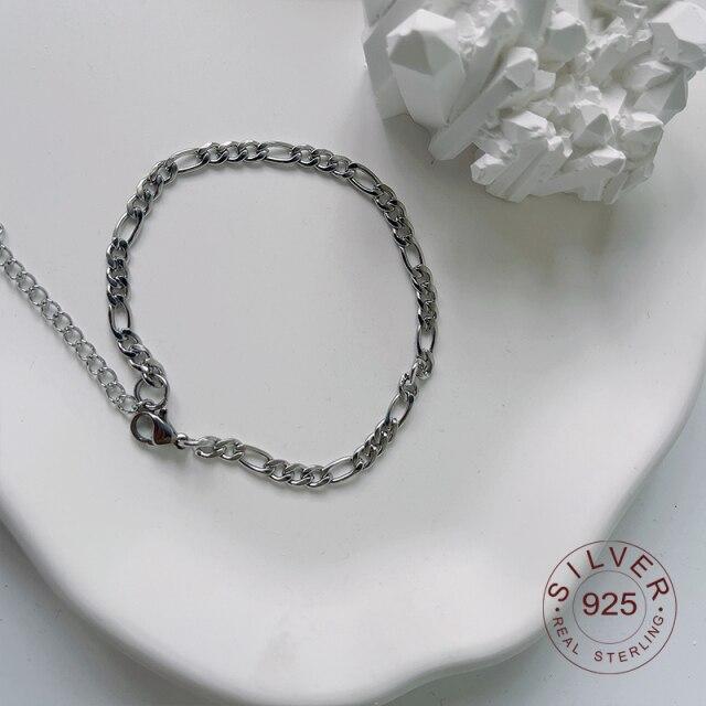 Минималистичные браслеты из стерлингового серебра 925 пробы с сердечками LOVE для женщин, новые модные винтажные ювелирные изделия ручной работы на день рождения, подарки