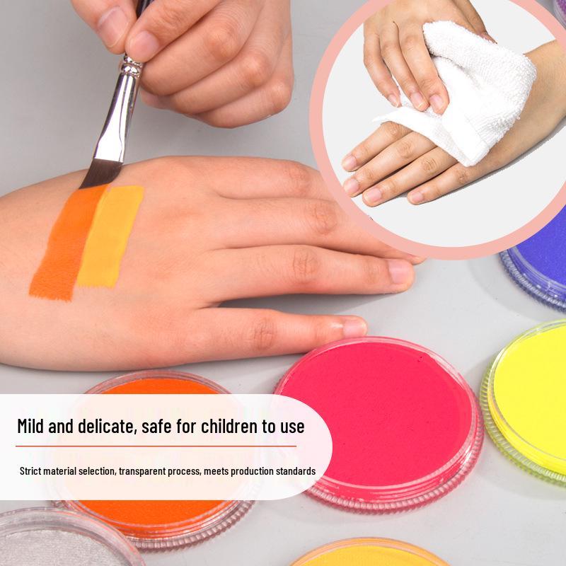 Детские водорастворимые пигменты для грима для тела, оперы и клоуна