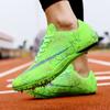 Junior High School Students Sports Running Shoes 8 Nails Sprinting Track and Field Shoes Medium and Long Distance Running Nail Shoes Factory