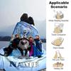 Customiz Name Personality Elsa Frozen Blanket Soft &Warm Sofa Office Bed Travel Lunch Break Blanket, Gift Suitable All Seasons