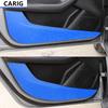 For MG 6 21-22 Door Anti-kick Sticker Modified Carbon Fiber Pattern Interior Car Film Accessories Modification WW32