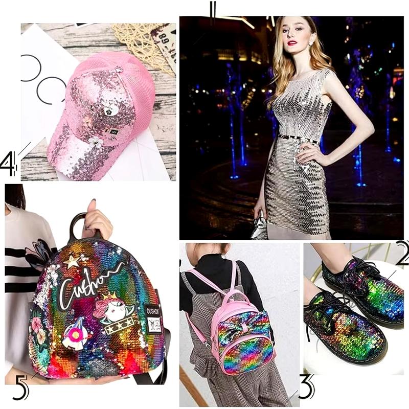 1 рулон ленты с пайетками для украшения платья, красочные украшения из пайеток, повязка на голову, 5 м, аксессуары для ткани ручной работы, катушка с отделкой