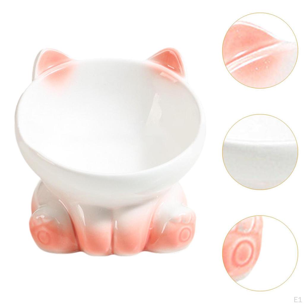 Миска для кормления кошек, фарфоровая емкость для поения, миска для корма собак и воды