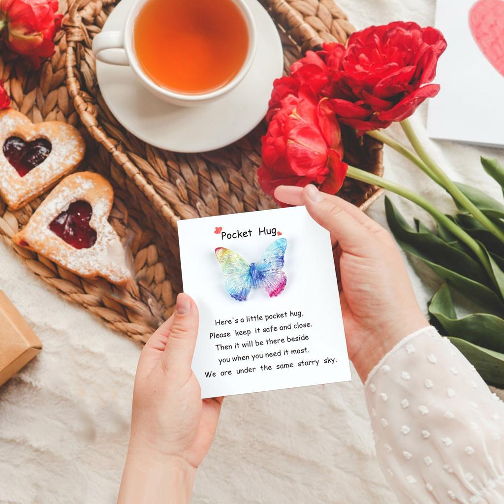 Карманный обнимающий сердечный подарок, обнимающий подарок, особый подарок другу, теплый сердечный подарок, украшение открытки на День святого Валентина