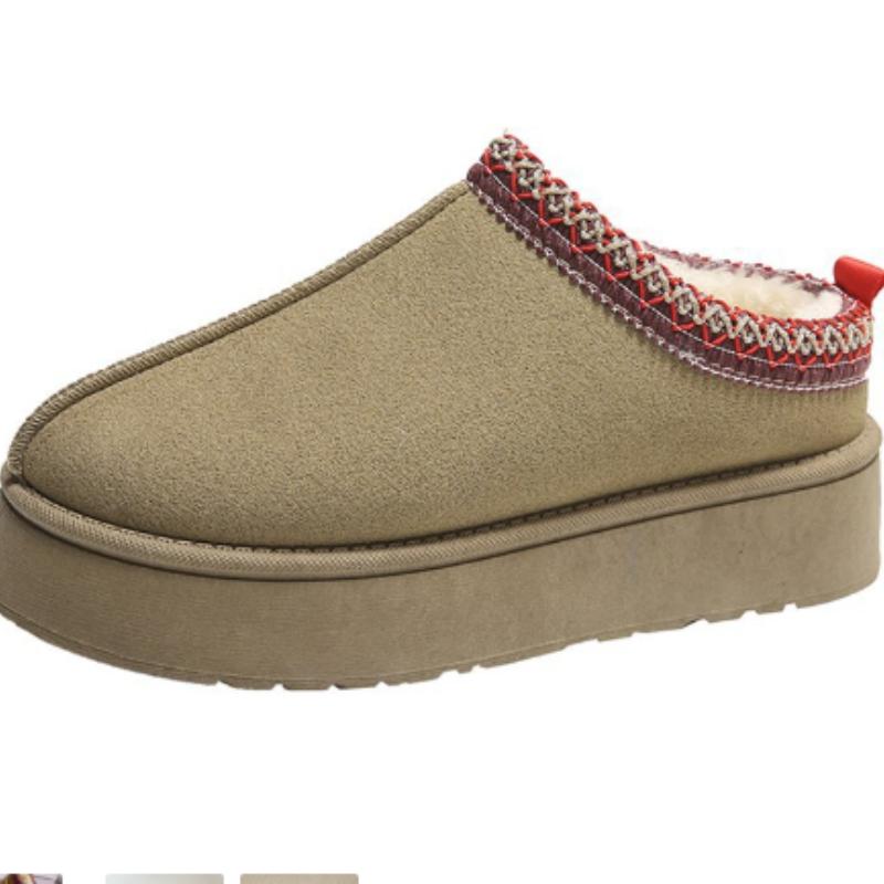 2025 Ботильоны на плоской подошве женские зимние ботинки из замши и плюша теплые зимние новые толстые модные туфли женские ботинки челси zapatillas mujer