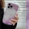 Dream Purple Ins Art Cartoon Gradient задняя крышка для Iphone 13 Promax 11 12 14 Pro Max Plus Мягкий силиконовый противоударный чехол для телефона