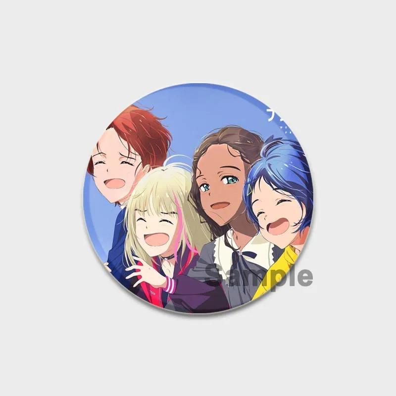 32/44/58MM Wonder Egg Priority Brooches, Cartoon Ohto Ai Cosplay Badge, Anime Brooch, Enamel Pin, Jewelry Accessories, Backpack Decoration