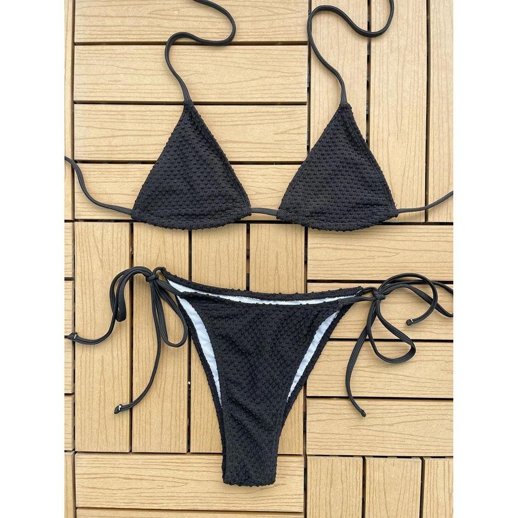 Sexy New Halter High Leg Cut Mini Bikini Female Swimsuit Women Swimwear Two-pieces Bikini Set Bather Bathing Suit Swim
