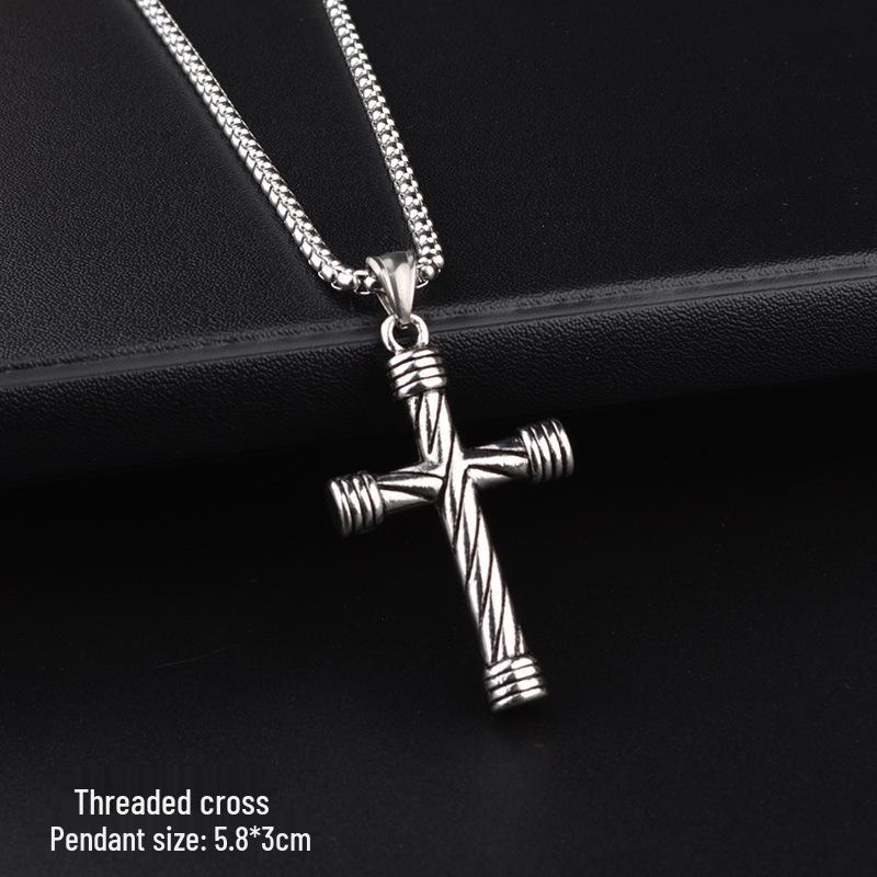 Модная подвеска в виде шестиконечной звезды, ожерелье из титановой стали для мужчин и женщин - хип-хоп стиль, цепочка для свитера, ювелирное изделие.