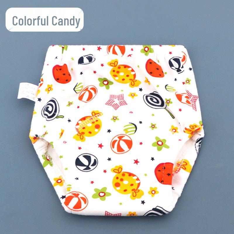 Дышащий шестислойный моющийся детский тканевый подгузник и непромокаемые тренировочные трусики