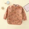 Full Sleeve Mess Proof Baby Bib Machine Washable Baby Smock Soft Full Coverage Apron  Baby