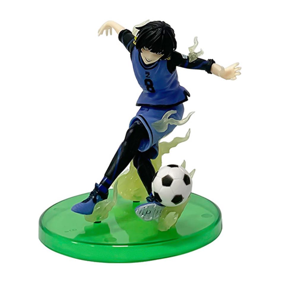 Аниме BLUE LOCK Jie Shiyi Nagi Makoto Shirou Футбол Yoichi Bachira Meguru Фигурки Фигурка Действия Модель Игрушка для Детей Подарок