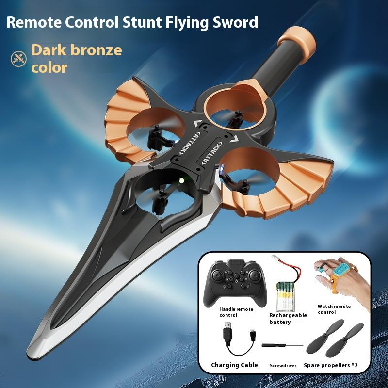 Axis RC Sword Plane, Innovative Hand Gesture Control/Controller Mode, Variable Lights & 360° Aerial Stunts, Boys toy Set