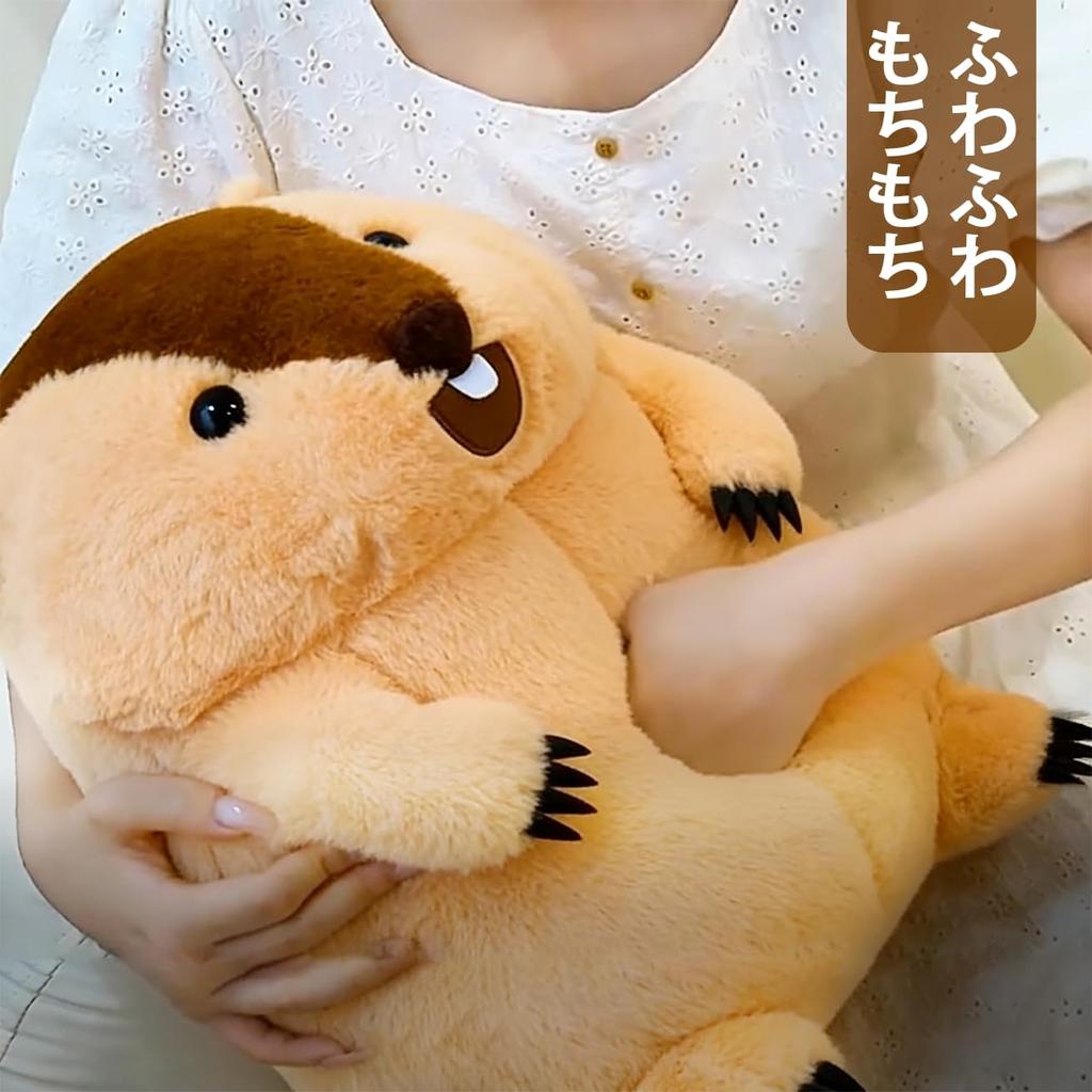 Плюшевая игрушка сурок MikQig, большая, подушка для обнимашек, реалистичное животное, мягкая и пушистая, милое животное, Стиль 2, Фигурка, Рождество, Подарок на день рождения, 40x30x30 см