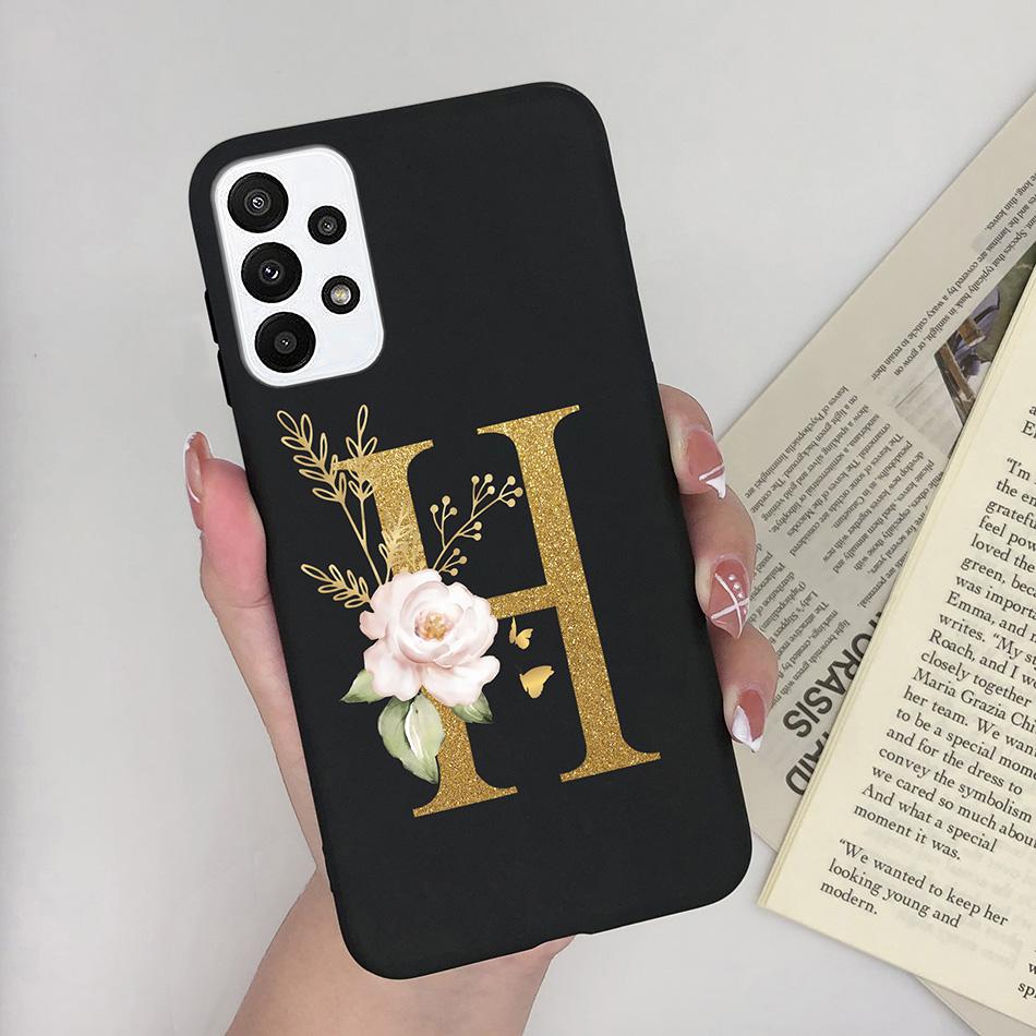 Для Samsung Galaxy A23 4G 5G Чехол Красивые Буквы Силиконовая Задняя Крышка Чехол для Телефона Для SamsungA23 A 23 SM-A236U SM-A235F Чехол Fundas