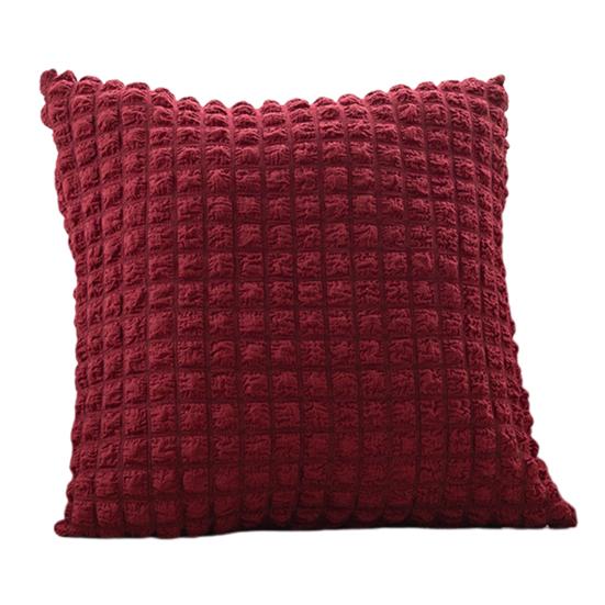 45x45 см квадратная наволочка слоеная решетка элегантный однотонный современный молния полиэстер диван спальня украшение дома подушка наволочка