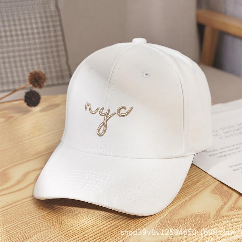Шляпа женская новая солнцезащитная летняя бейсболка конфетного цвета с вышитыми буквами кепка с козырьком для пары мужская шляпа с козырьком