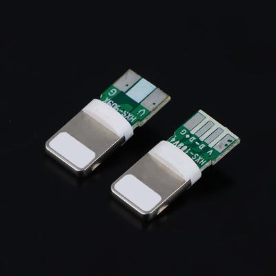 2 шт. USB-разъем Lightning Dock с разъемом для чип-платы, сварочный кабель для передачи данных OTG, интерфейс Diy, кабель для передачи данных для телефона