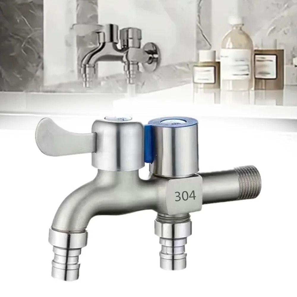 Смеситель для стиральной машины с двойной головкой, антикоррозионный, универсальный, с резьбой «один в один наружу»