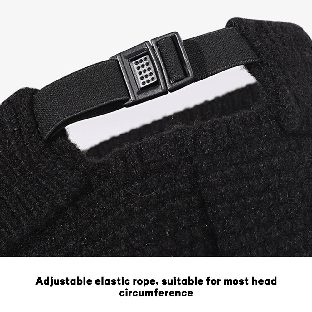 Регулируемая тюбетейка унисекс, теплая вязаная шапка без полей в стиле хип-хоп