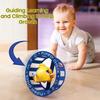 Wind-up Cartoon Chick Toy 360 Degrees Rolling Wheel Chick Toy Educational Toddlers Boys Girls Spring Clockwork Animal Spinner Wheel Toy