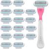 Women's Razor Blades Refills - 16 Pink Handle Comfortable Smooth Shave