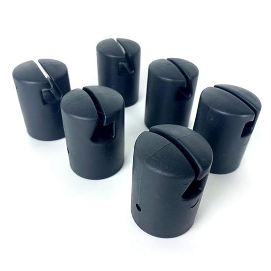 1 комплект колпачков для стоек защитной сетки батута, износостойкие, высокопрочные, с гладкими краями, супер