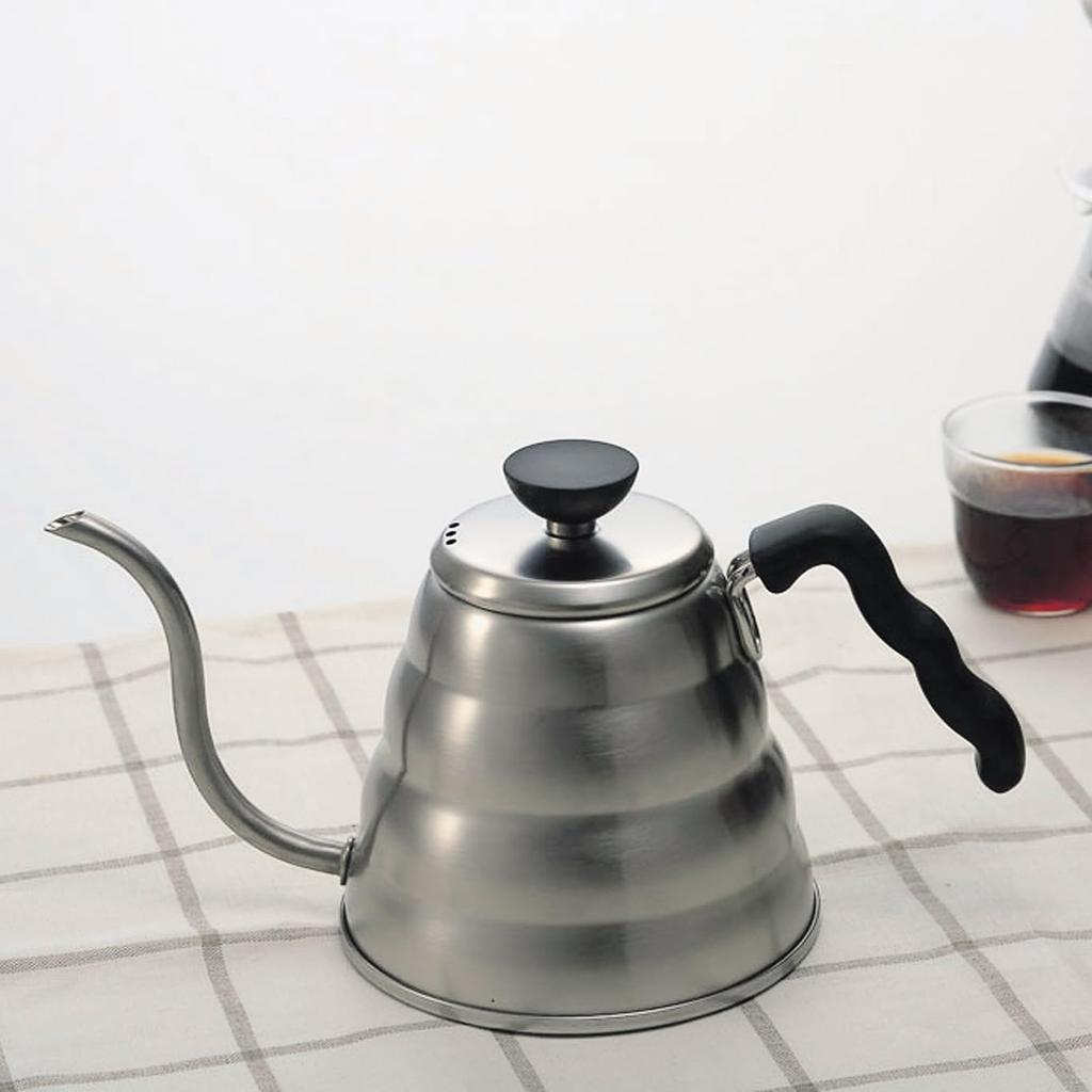 Hario V60 Drip Kettle Vono Hairline Silver Practical Capacity 800ml GasIH Compatible Made In Japan Present Gift Gift VKBR-120-HSV