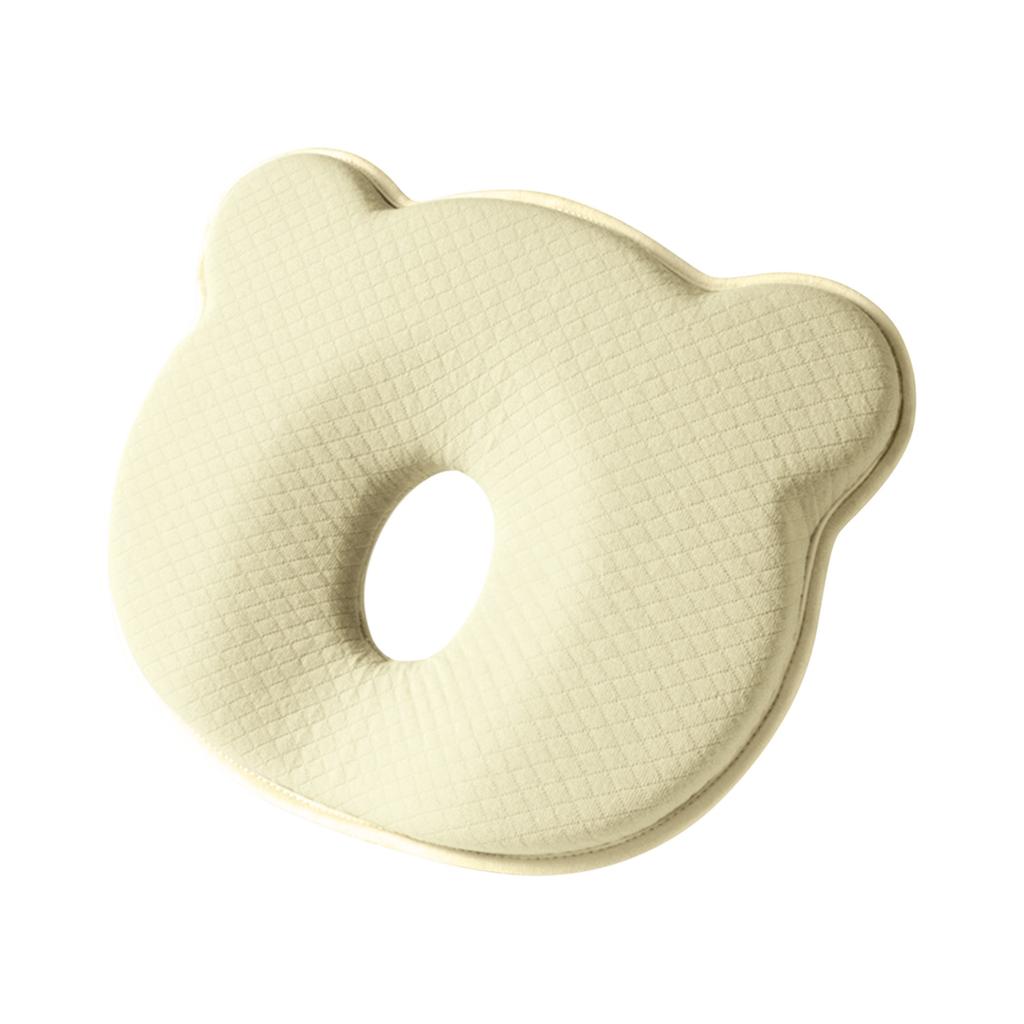 Baby Pillows For Sleeping Newborn, New Soft Memory Foam Toddler Pillow For Newborn Prevent Flat Head, Skin Friendly Cotton Pillowcases