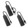 Универсальный USB-адаптер с портами USB 3.0, USB 2.0, разъемом Type C и двумя слотами для карт для цифровых устройств