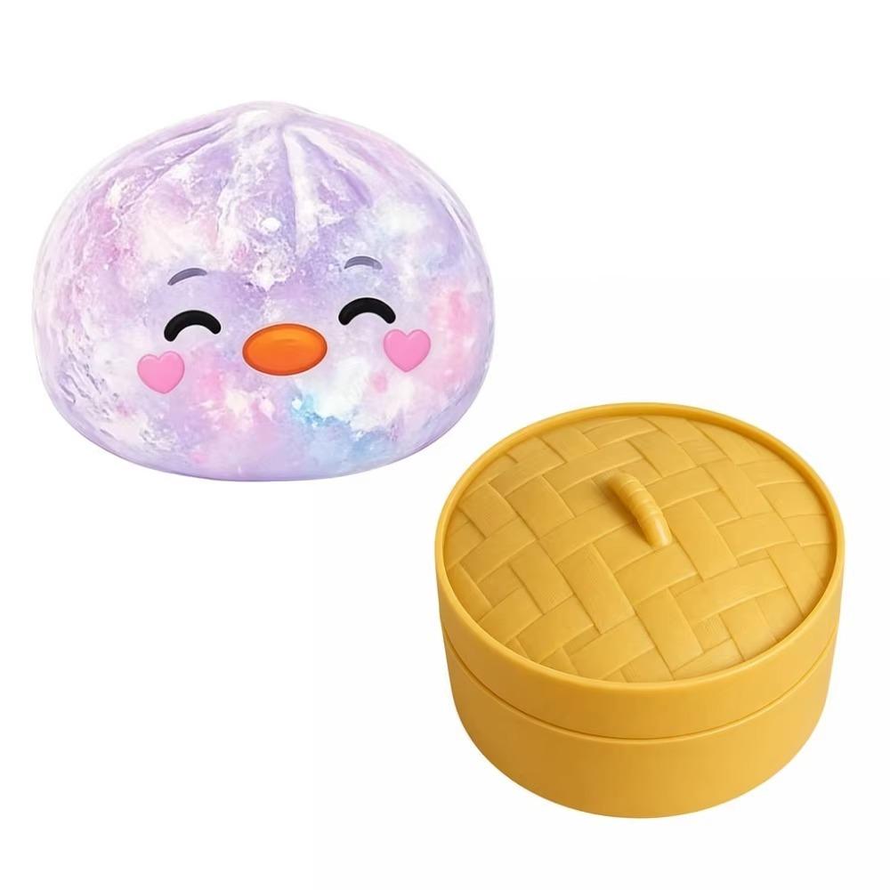 Simulation Dumplings Steamed Bun Squishy Toy Slow Rising Dumpling Squishy Toy Hand Relax