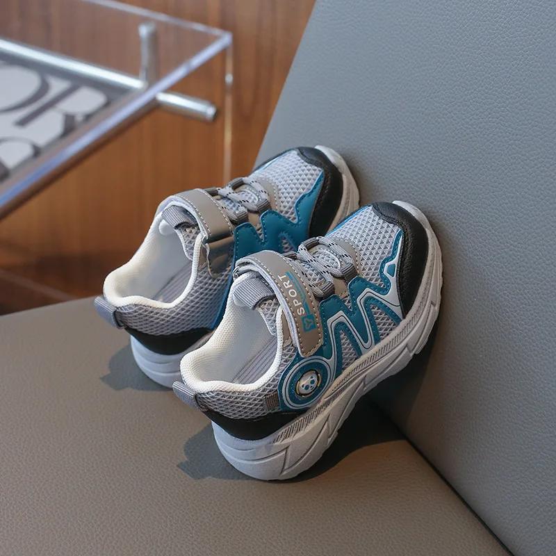 New Fashion Girls' Shoes Comfort Brand Child Sneaker Mesh Run Non Slip Boys' Shoes Versatile Trendy Sneakers Girl Tenis De Mujer