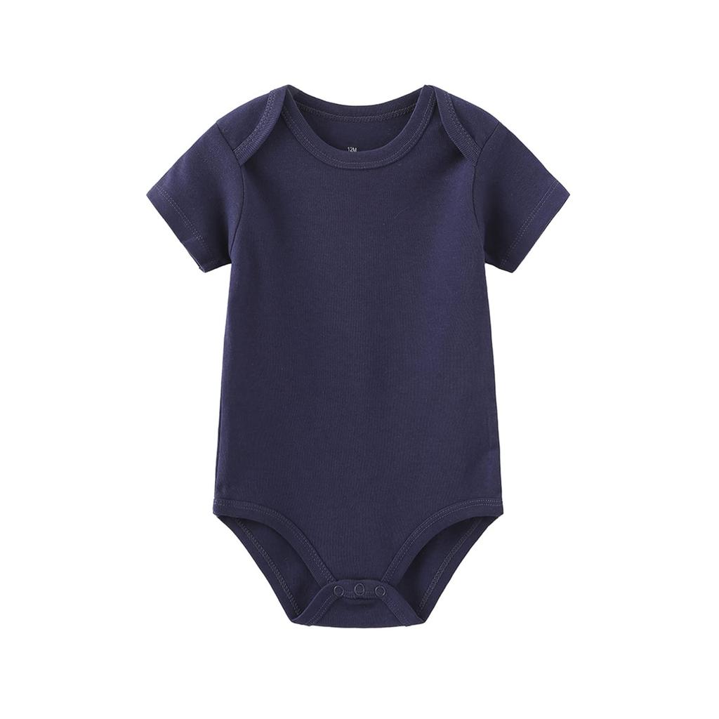 MAMIMAKA Детская одежда с коротким рукавом для новорожденных для мальчиков и по возрасту месяцев боди, комбинезон, для девочек, 5 штук боди-09, 6-9