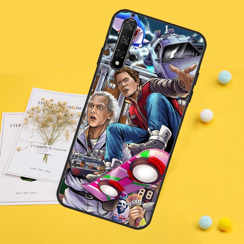 Back to the Future For Huawei Nova 11i 12i 10 9 SE 5T 12s Y91 Y90 Y60 Y70 Y72 Y61 P20 P30 P40 Lite P60 Pro Case