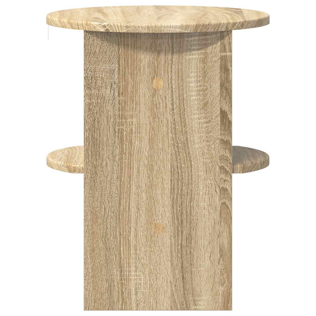 Side Cabinet in Sonoma Oak Finish Ø40 x 50 cm Engineered Wood