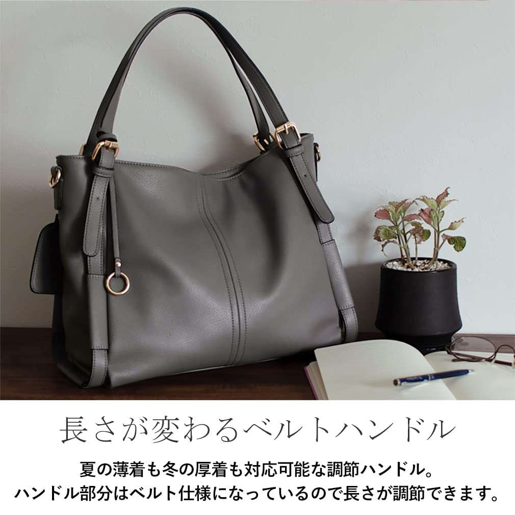 Сумка-тоут Vita Felice с ручками-ремнями для женщин [VITAFELICE] 2-way bsib-p3702x (слоновая кость)