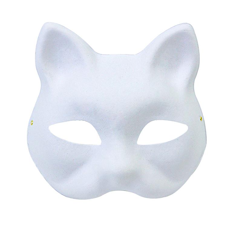 1 Набор Полуфабрикат Маска Маска Лисы Кошки Набор Масок для DIY Праздничные Принадлежности Сумка с Материалами для DIY Косплей