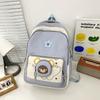Школьный рюкзак Кампус для девочки-подростка, свежий и милый, с девочкой-медвежонком, легкий рюкзак большой вместимости, прочный рюкзак, модный