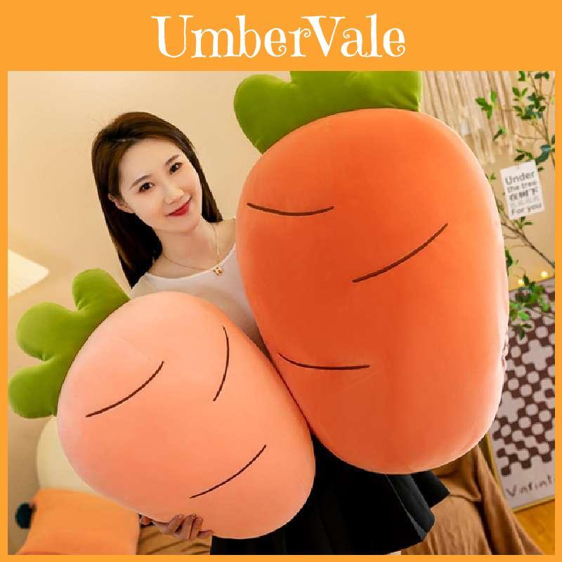 Adorable Carrot Plush Doll Creative Vegetable Cartoon Soft Fluffy Toy Pillow Pink/orange/yellow/red 28/40/60/80cm