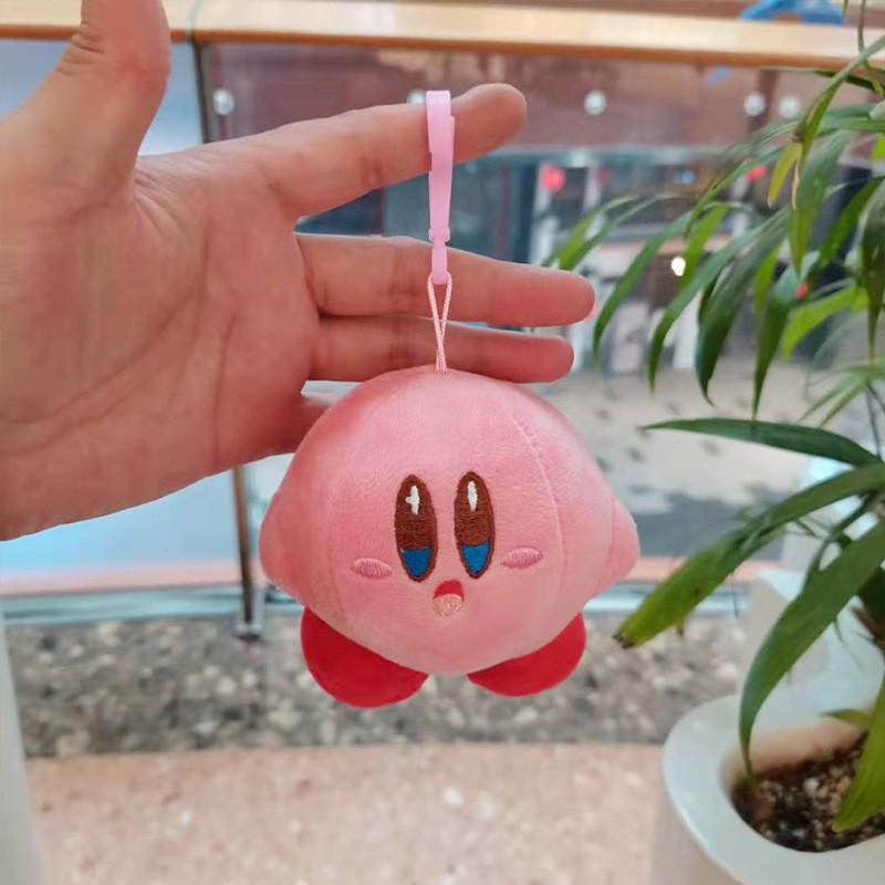 Whimsical Kirby Plush Keychain Doll Adorable Animal Bag Decor Soft Touch 10cm